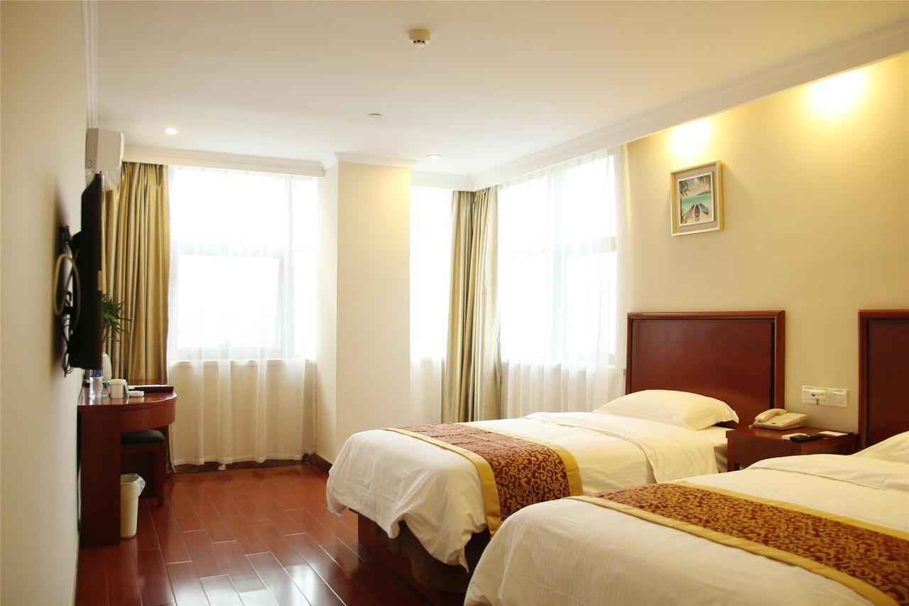 Greentree Inn Jiangsu Suzhou Kunshan High Speed Rail Station Hengshan Road Express Hotel Dış mekan fotoğraf