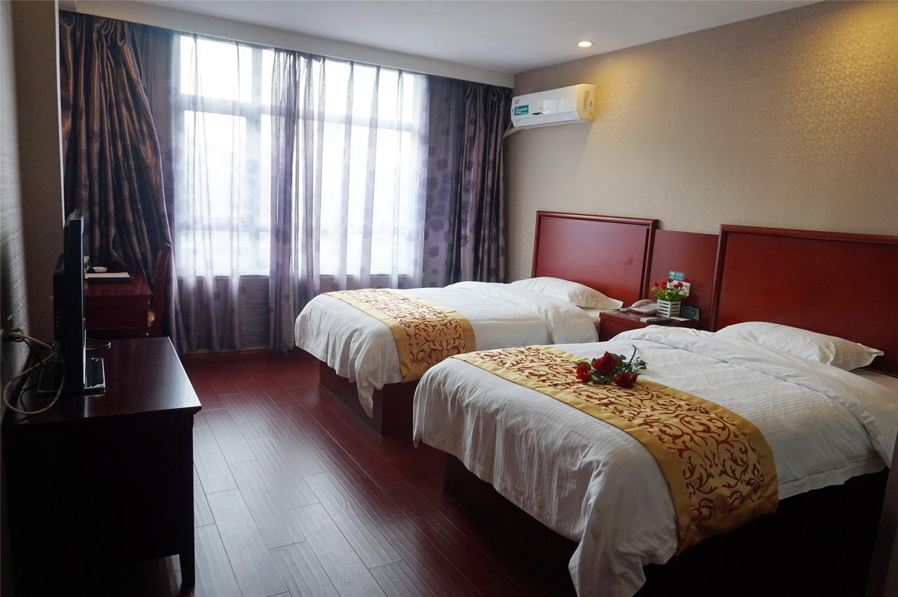 Greentree Inn Jiangsu Suzhou Kunshan High Speed Rail Station Hengshan Road Express Hotel Dış mekan fotoğraf