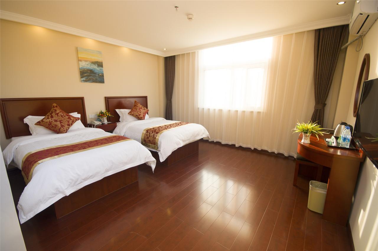 Greentree Inn Jiangsu Suzhou Kunshan High Speed Rail Station Hengshan Road Express Hotel Dış mekan fotoğraf
