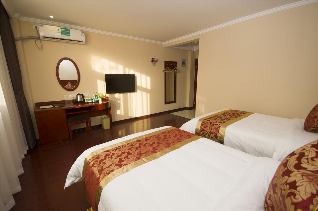 Greentree Inn Jiangsu Suzhou Kunshan High Speed Rail Station Hengshan Road Express Hotel Dış mekan fotoğraf